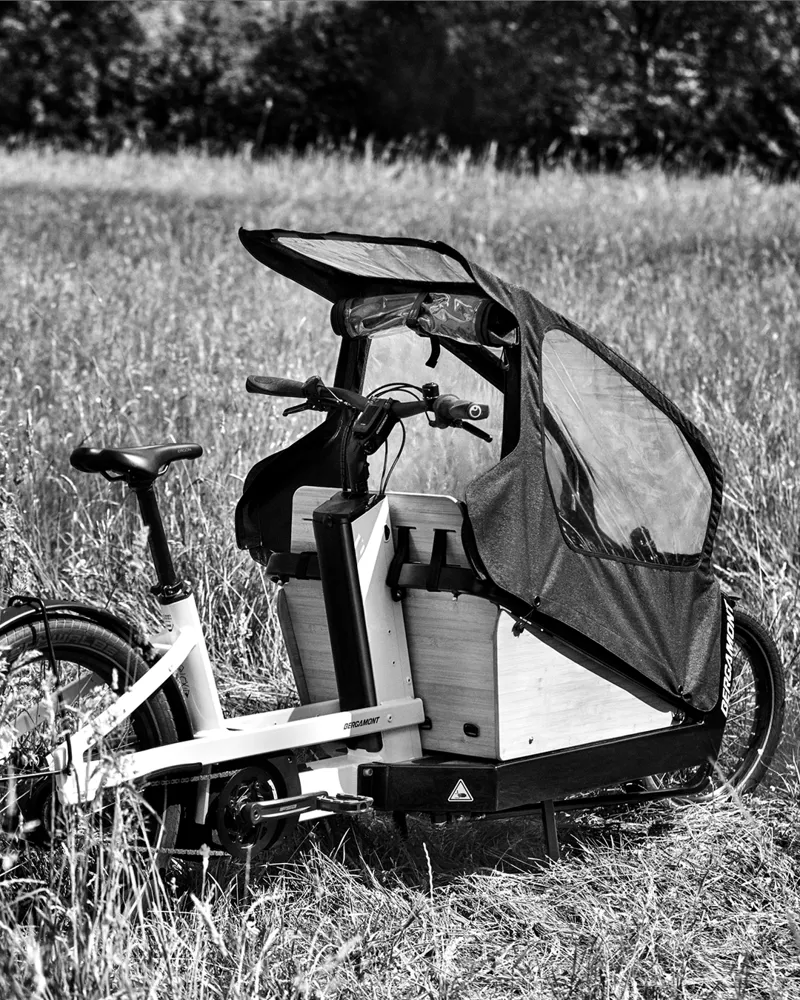 2021 Bergamont E-Cargoville LJ Edition Electric Cargo Bike in White-8